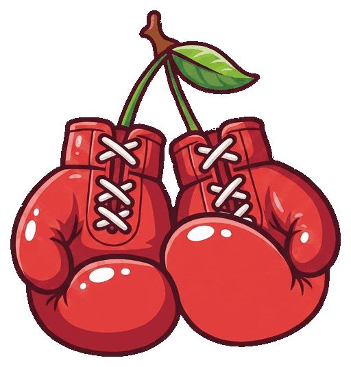 Southpaw glove-cherry mark